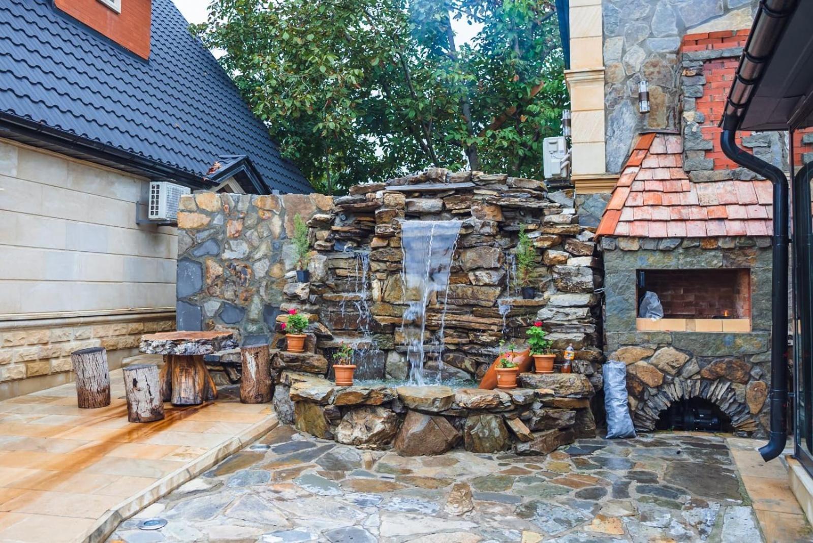 Viva Hotel Gabala With Outdoor Pool ,Sauna And Waterfall Exterior foto